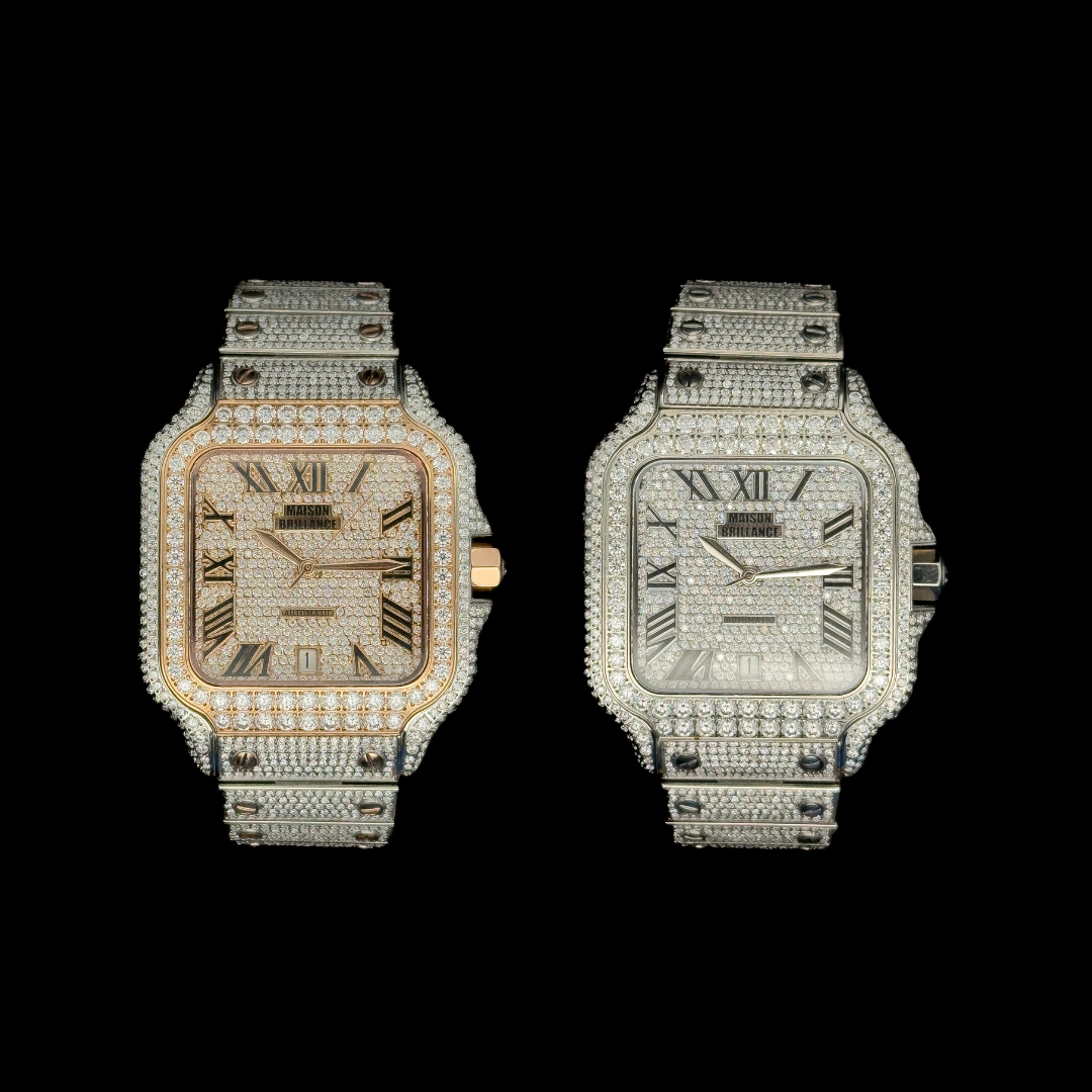 NOCTIS - Montre Automatique FULL Moissanite VVS1