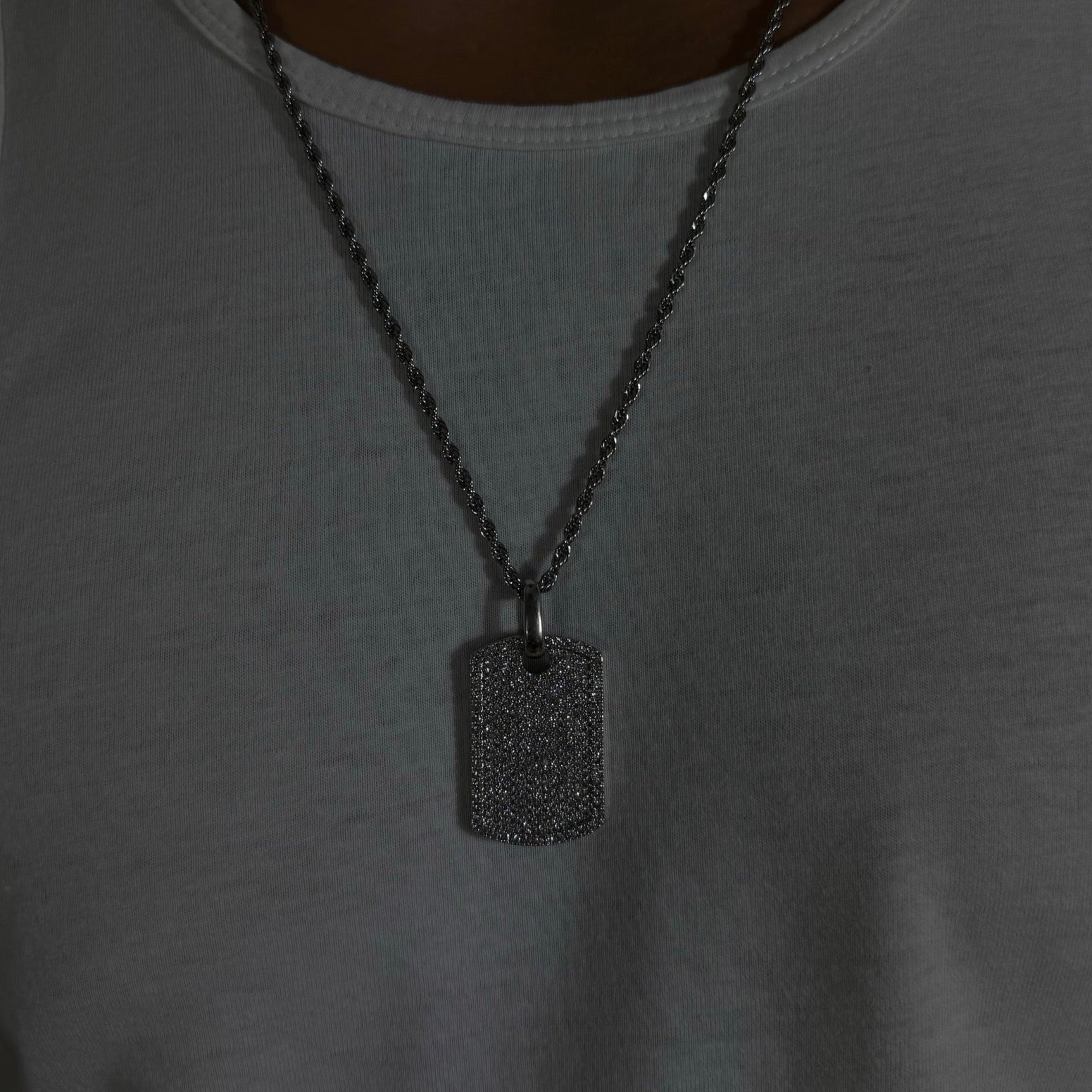 SPICA - Chaîne Torsadée avec Pendentif - Or