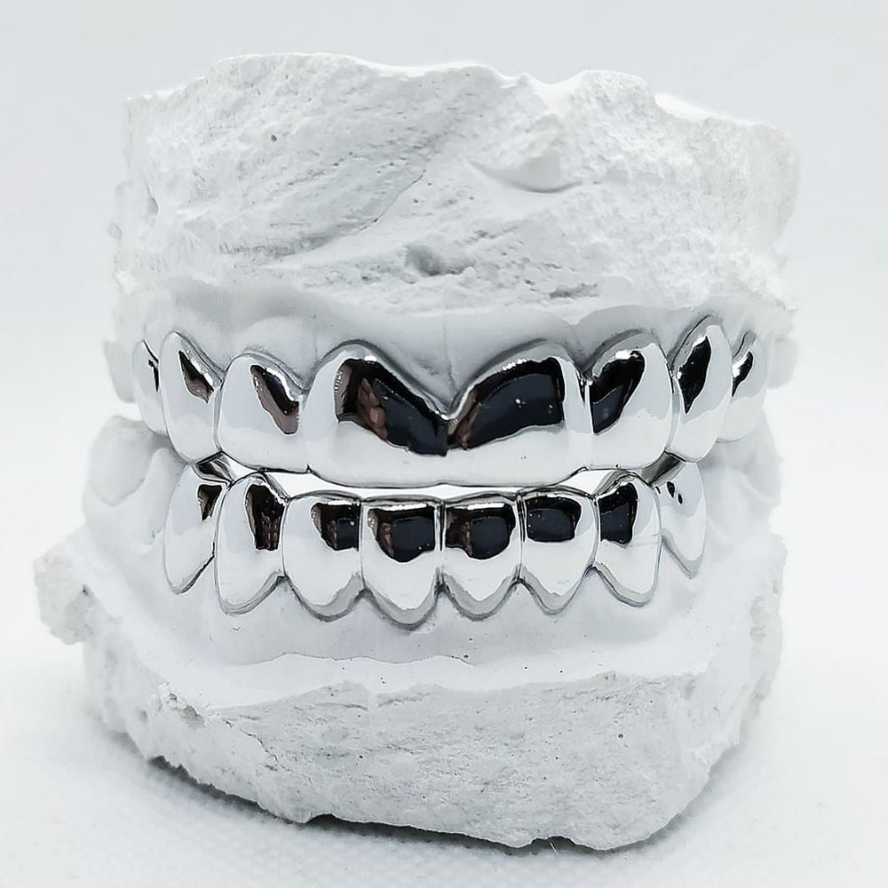GRILLZ ARGENT 925 / Dents Pleines ou Motifs