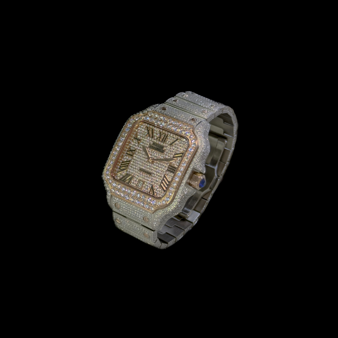 NOCTIS - Montre Automatique FULL Moissanite VVS1