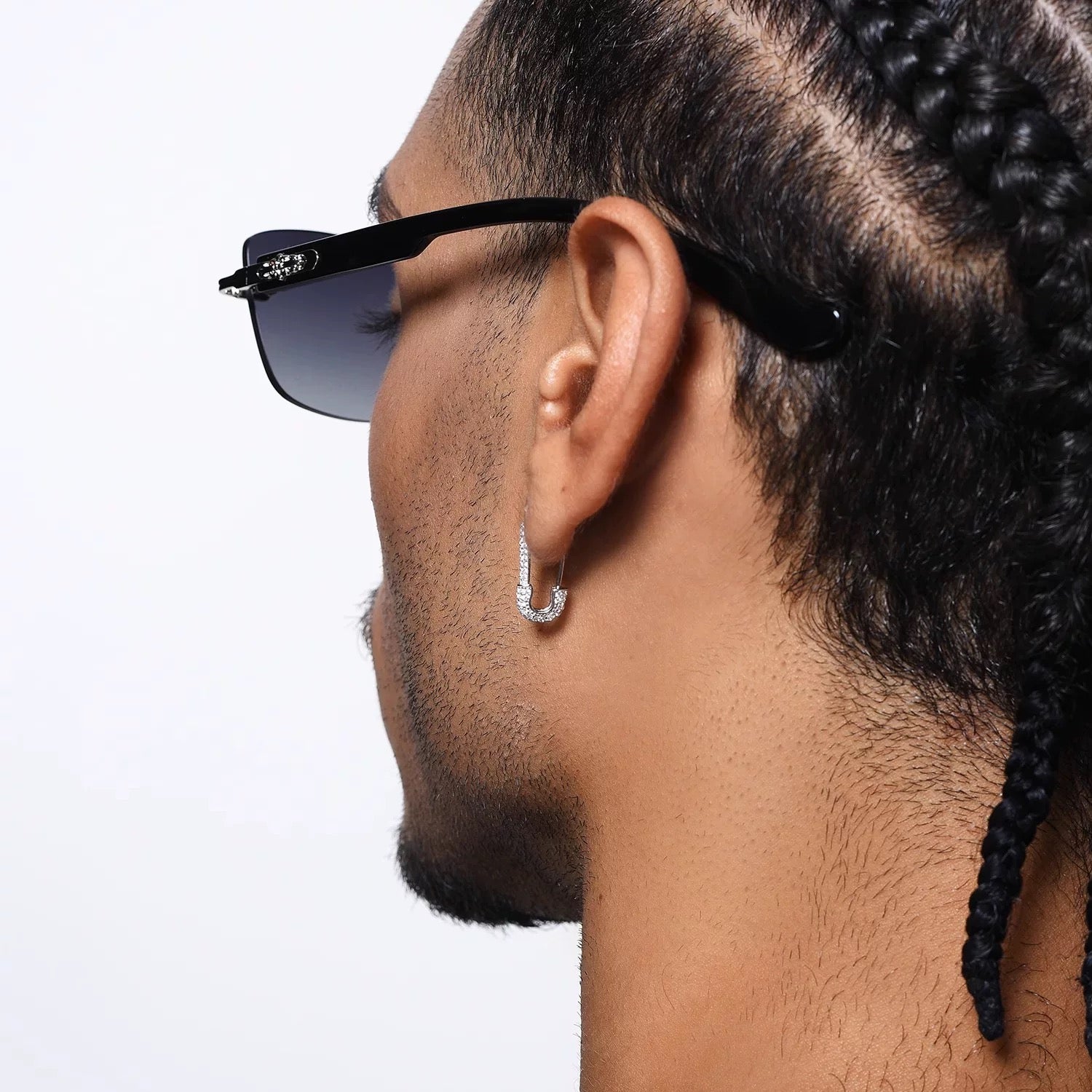 SHADOWLIGHT – Boucles d’oreilles Épingle 12 mm en Argent 925