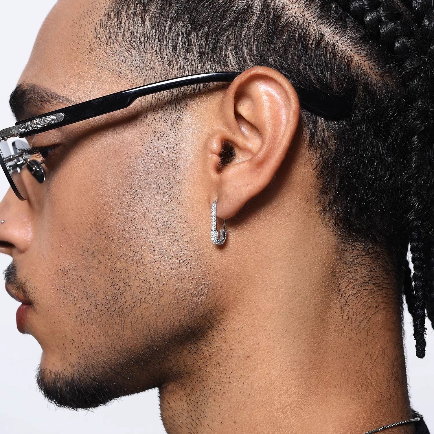 SHADOWLIGHT – Boucles d’oreilles Épingle 12 mm en Argent 925