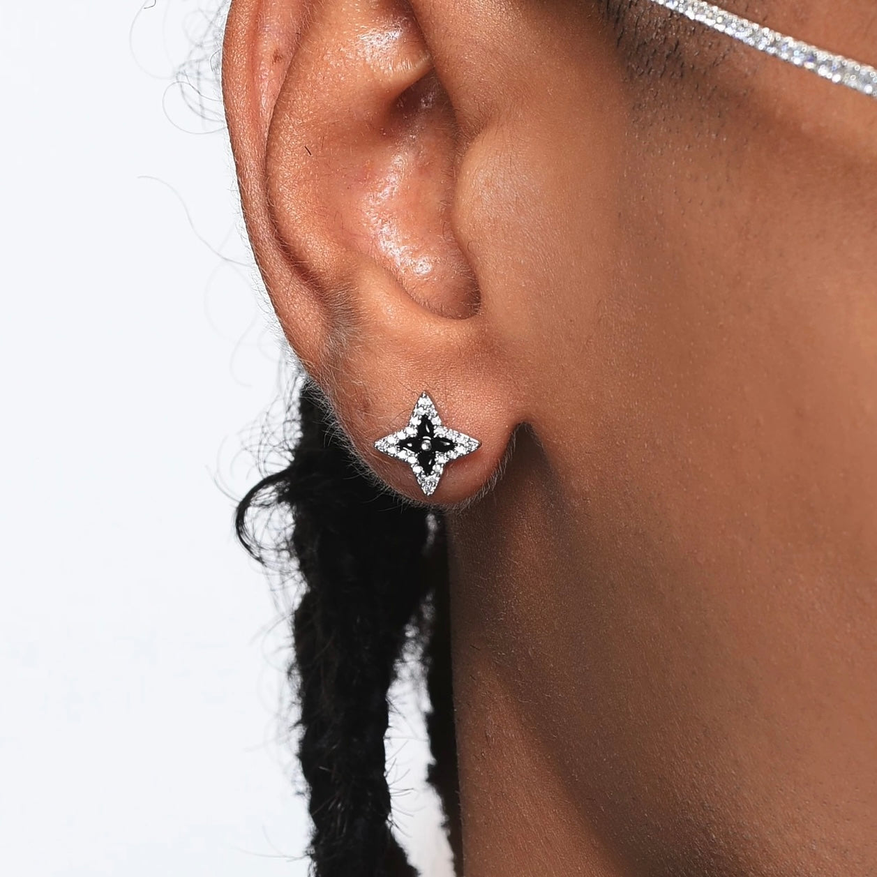 LOST STAR – Boucles d’oreilles Étoile 9 mm en Argent 925