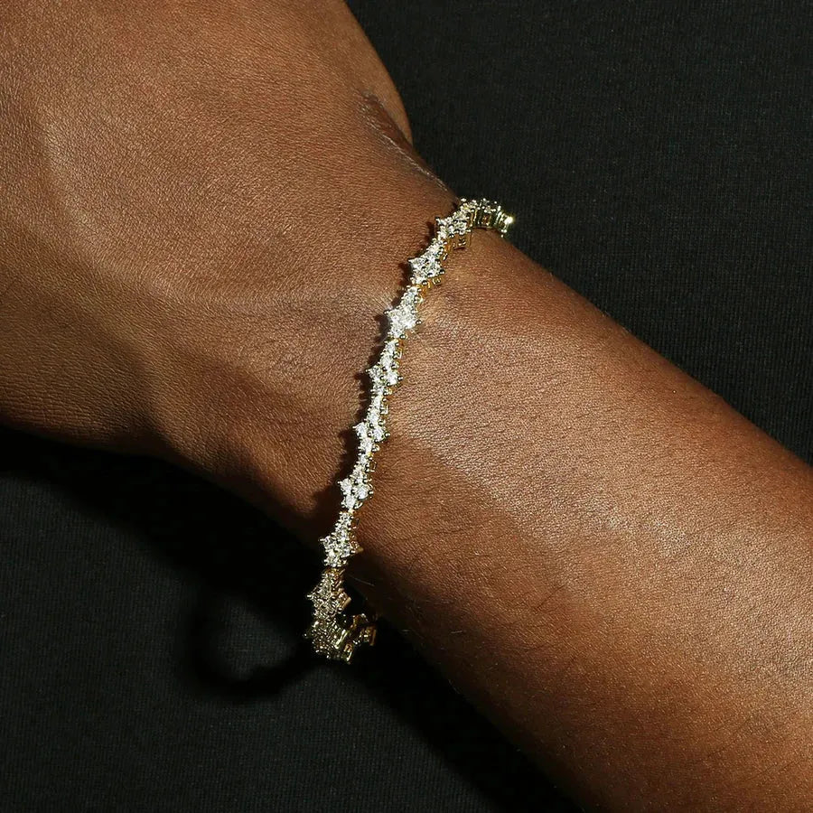 FRYSA - Bracelet de Tennis Rosier 3 mm - Or