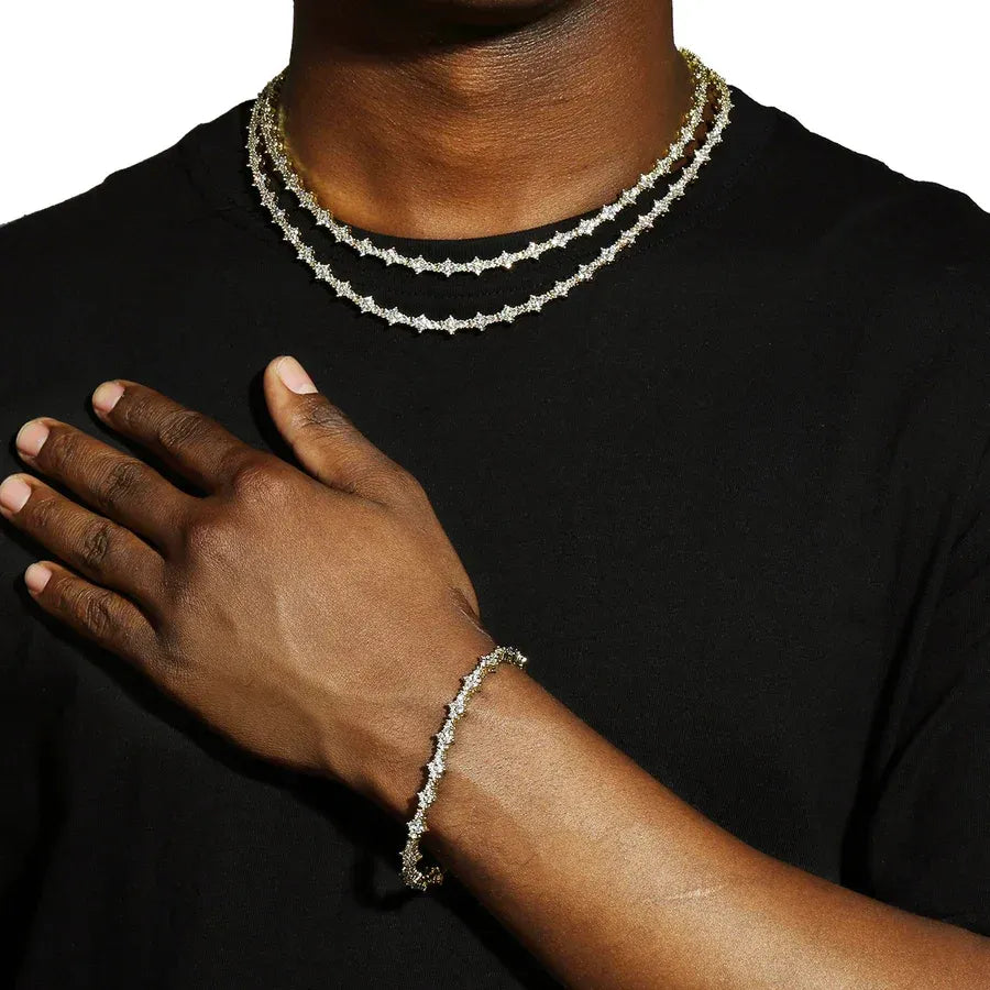 FRYSA - Bracelet de Tennis Rosier 3 mm - Or