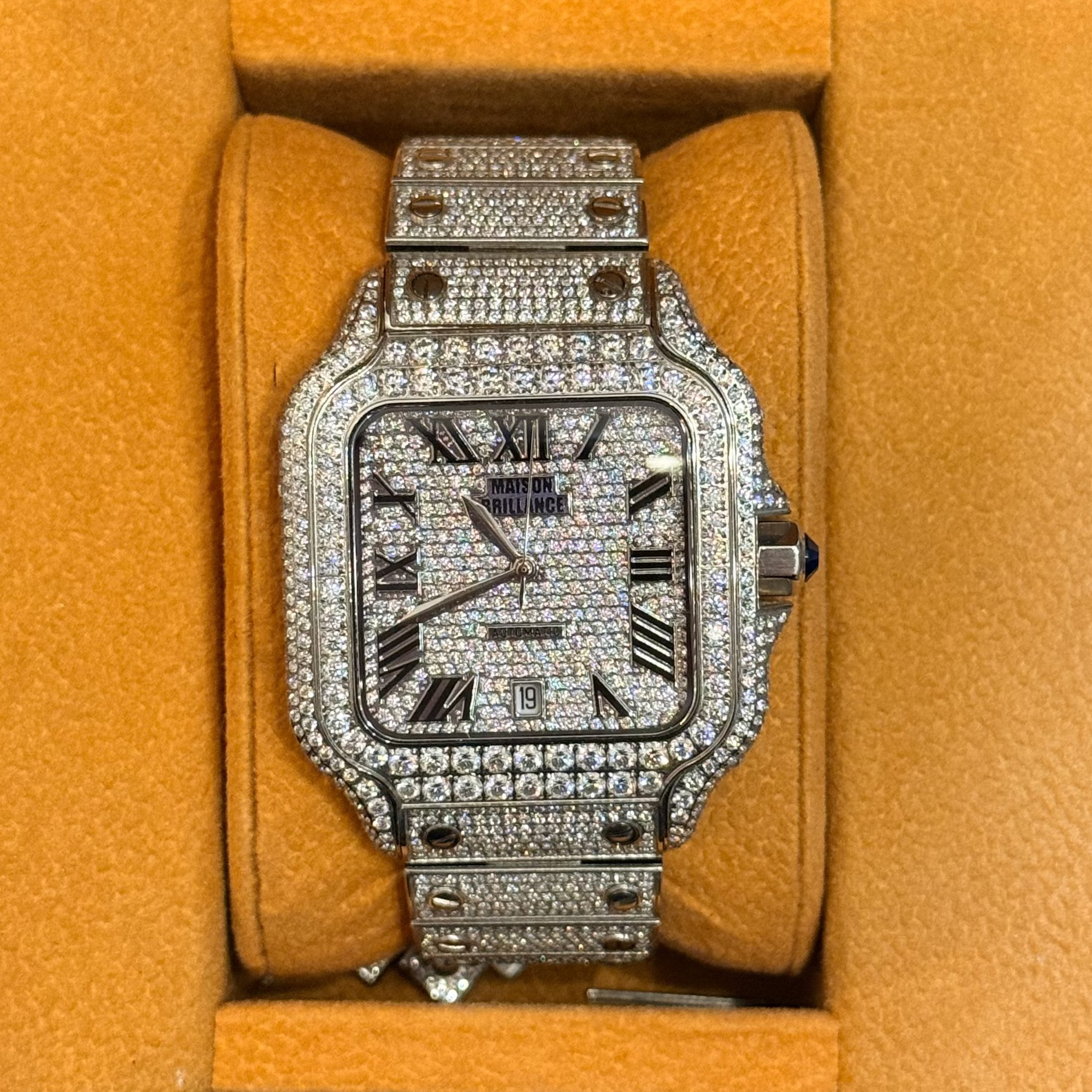 NOCTIS - Montre Automatique FULL Moissanite VVS1