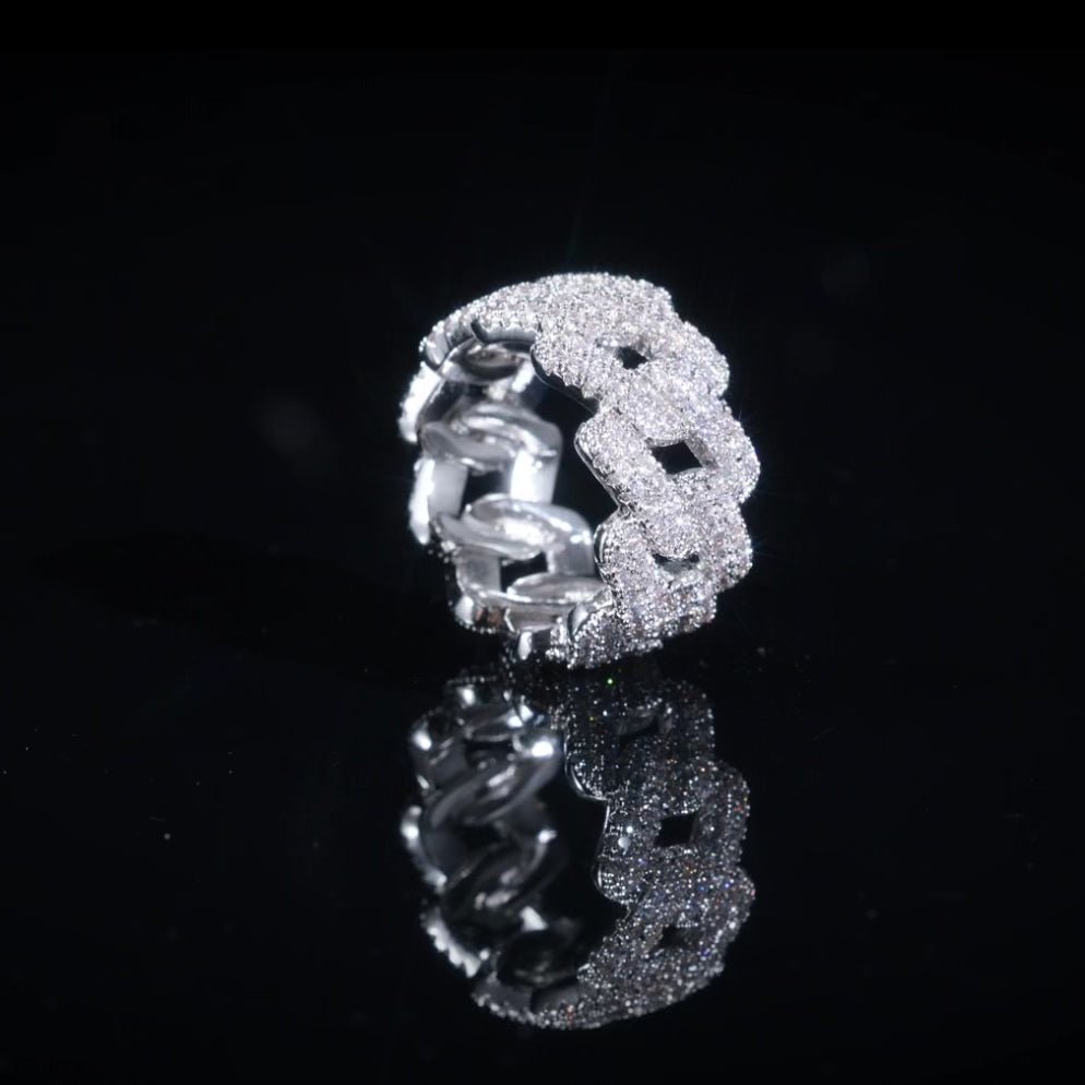 AURIGA - Bague Cubaine 11mm - Or - Maison Brillance