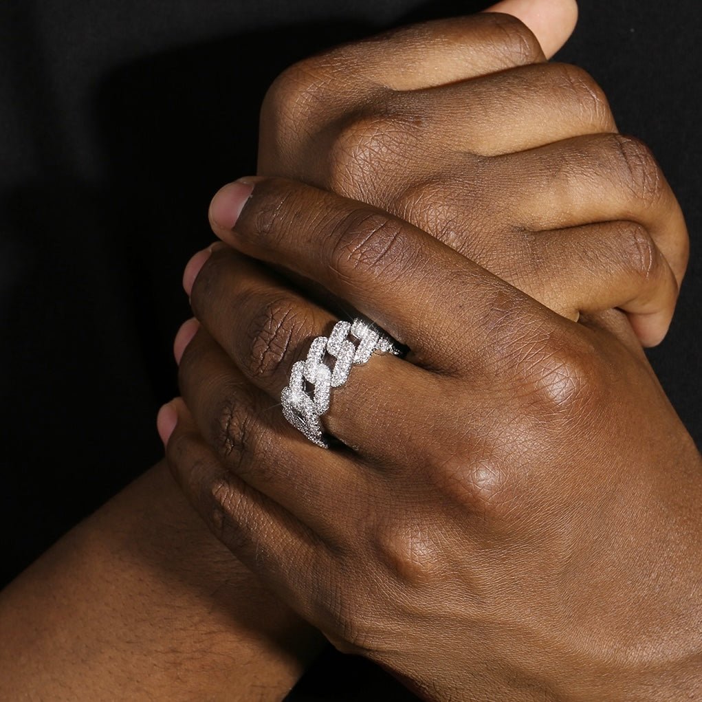 AURIGA - Bague Cubaine 11mm - Or - Maison Brillance