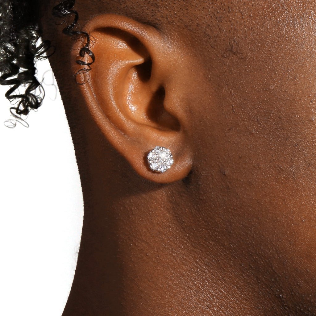 CAPELLA - Boucles d'oreilles Géométriques en Moissanite VVS1 - Argent 925 - Maison Brillance