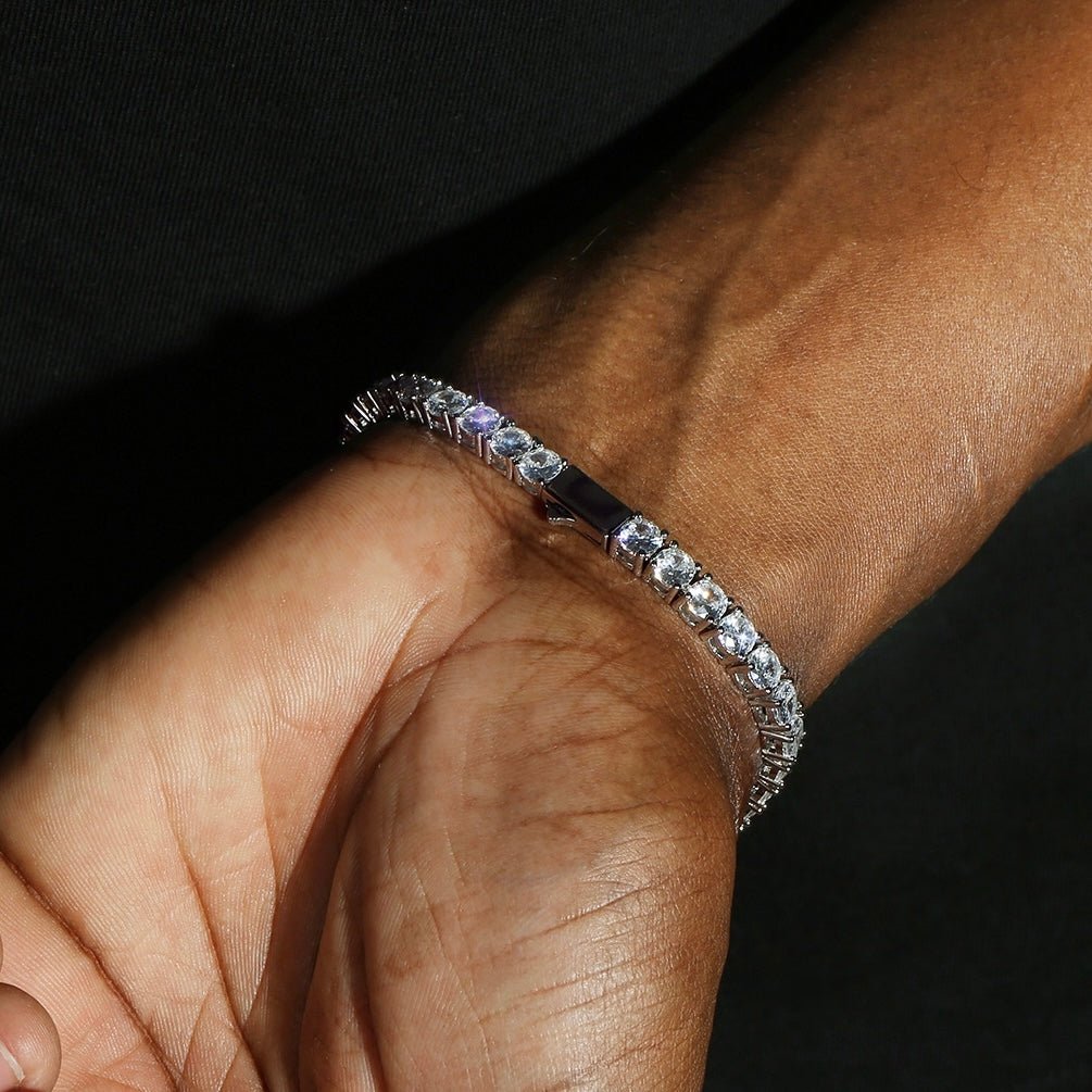 CELESTIA - Bracelet de Tennis 2 à 6,5 mm - Moissanite VVS1 Argent 925 - Maison Brillance