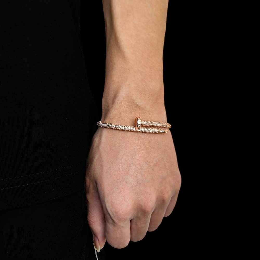 CLOUCHXY - Bracelet Clou - Or - Maison Brillance