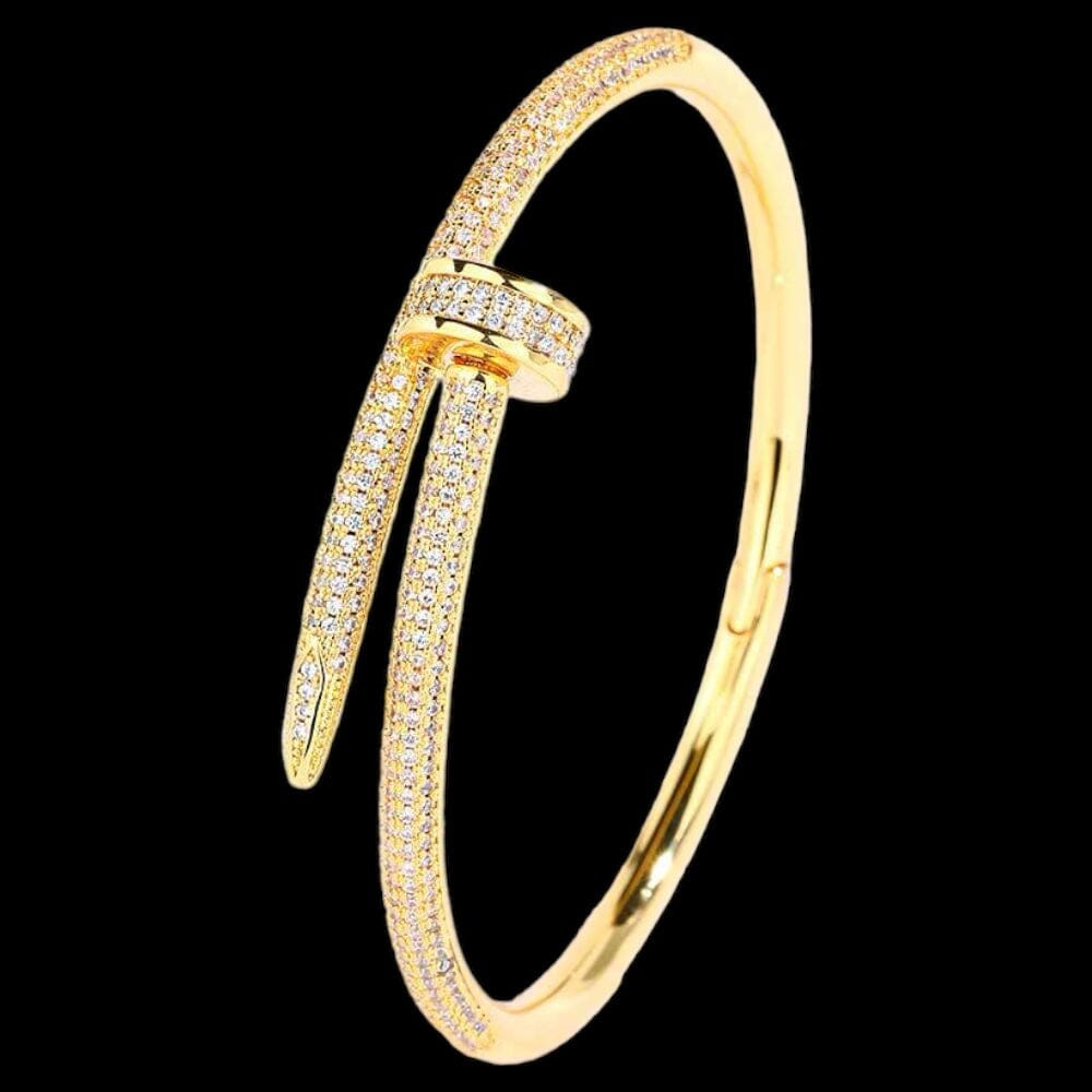 CLOUCHXY - Bracelet Clou - Or - Maison Brillance