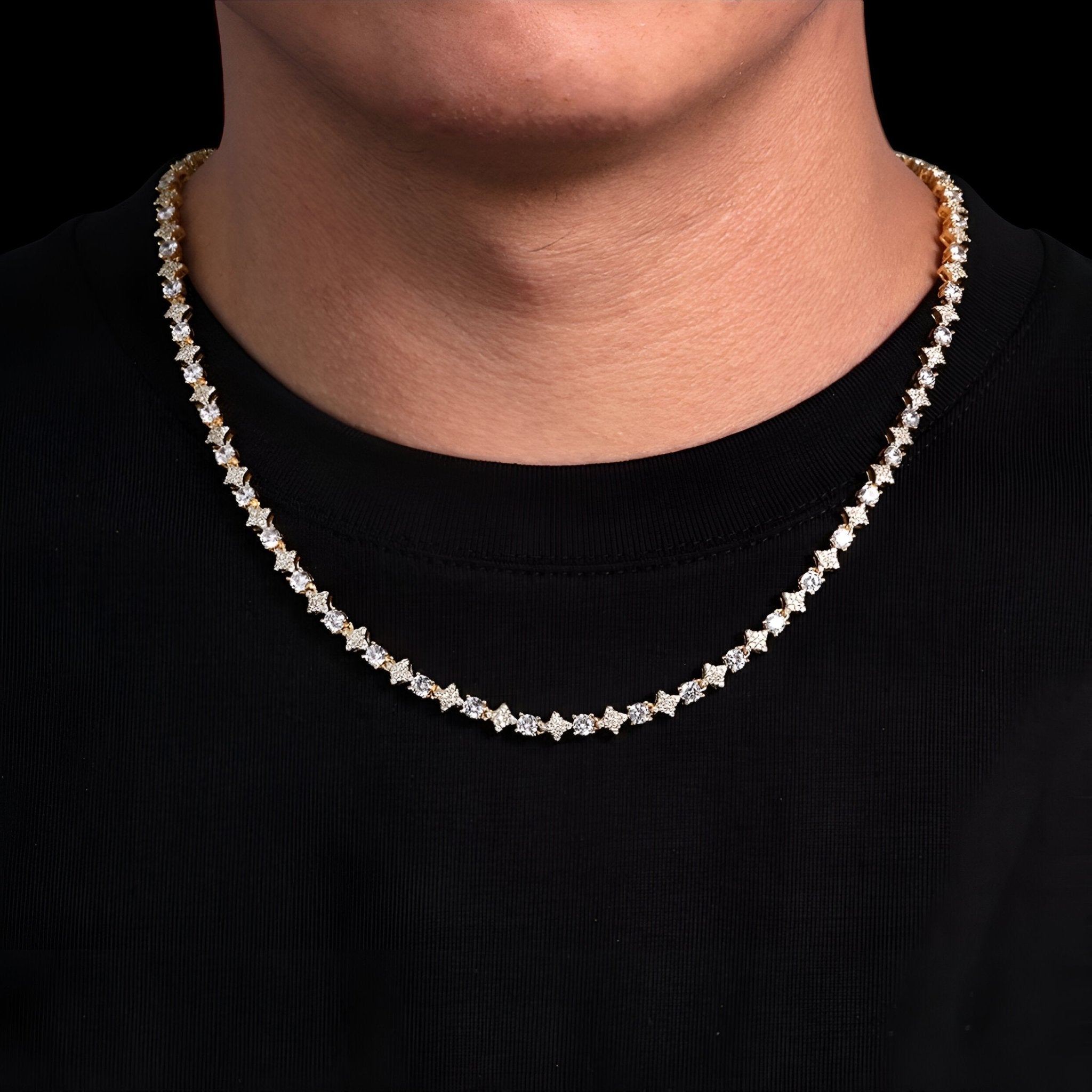 ETOILOX - Collier Étoile 6mm - Or Jaune - Maison Brillance