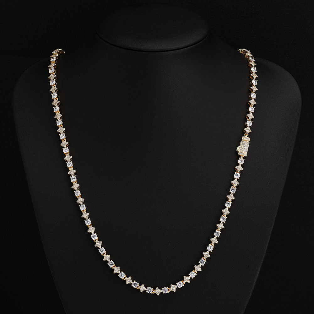 ETOILOX - Collier Étoile 6mm - Or Jaune - Maison Brillance