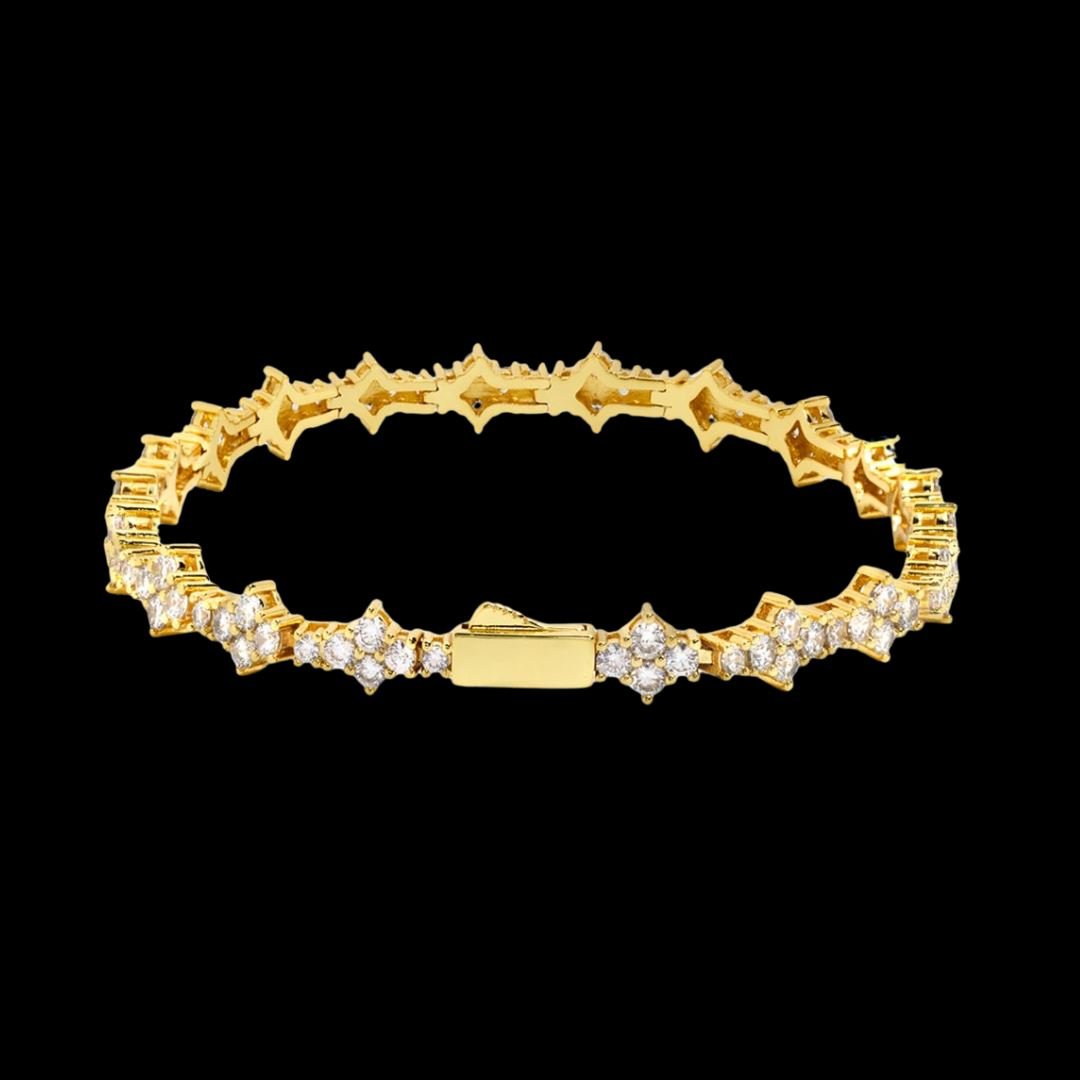 FRYSA - Bracelet de Tennis Rosier 6,5 mm - Or - Maison Brillance