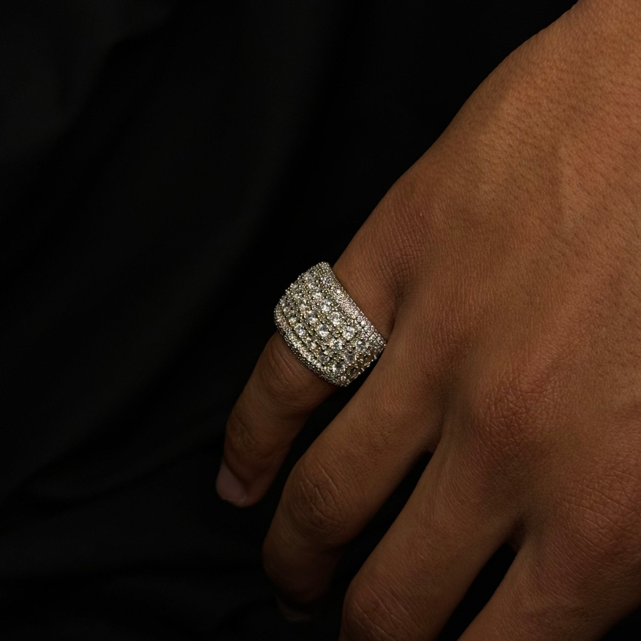 LYRA - Bague sertie 3mm - Or Blanc - Maison Brillance