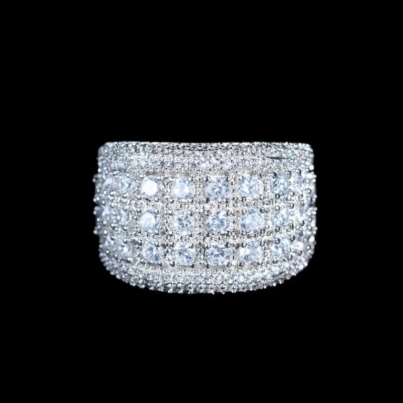 LYRA - Bague sertie 3mm - Or Blanc - Maison Brillance