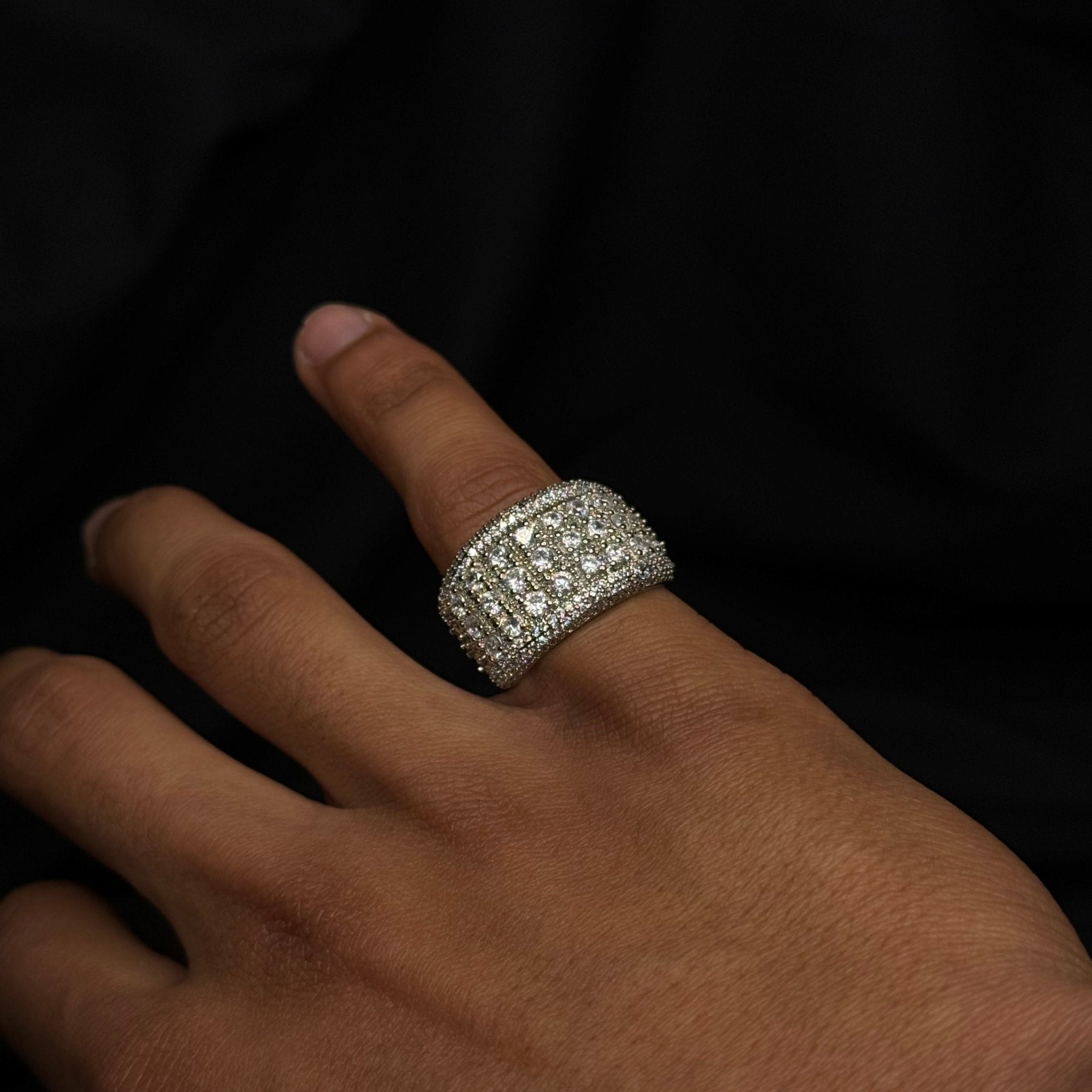 LYRA - Bague sertie 3mm - Or Blanc - Maison Brillance