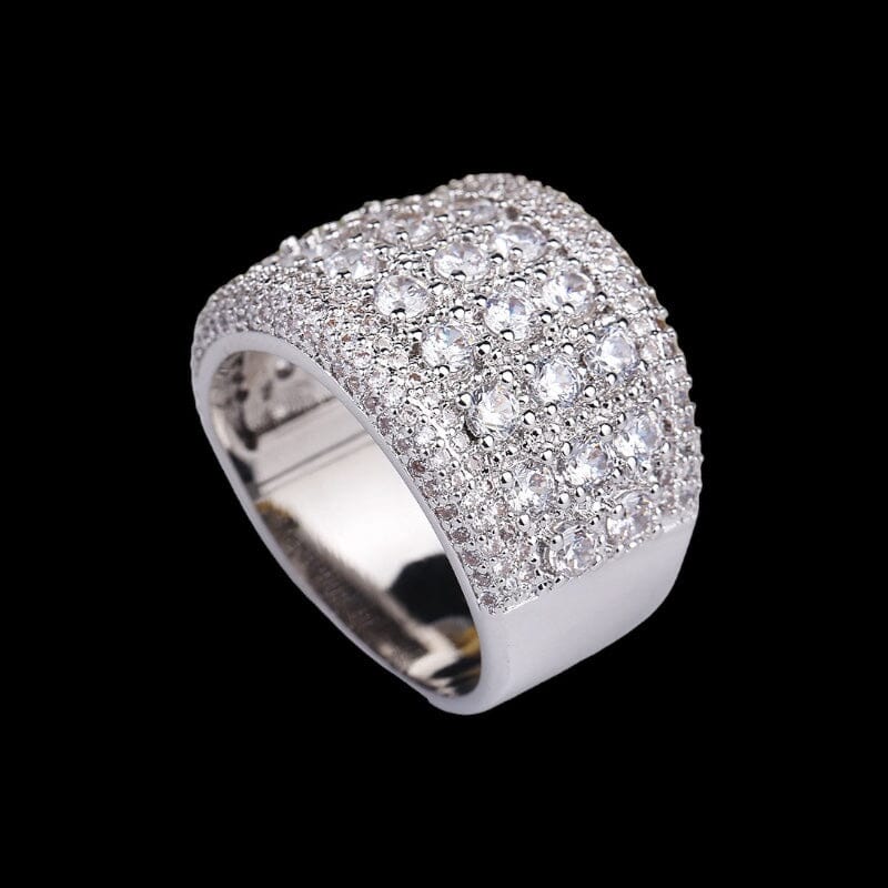 LYRA - Bague sertie 3mm - Or Blanc - Maison Brillance