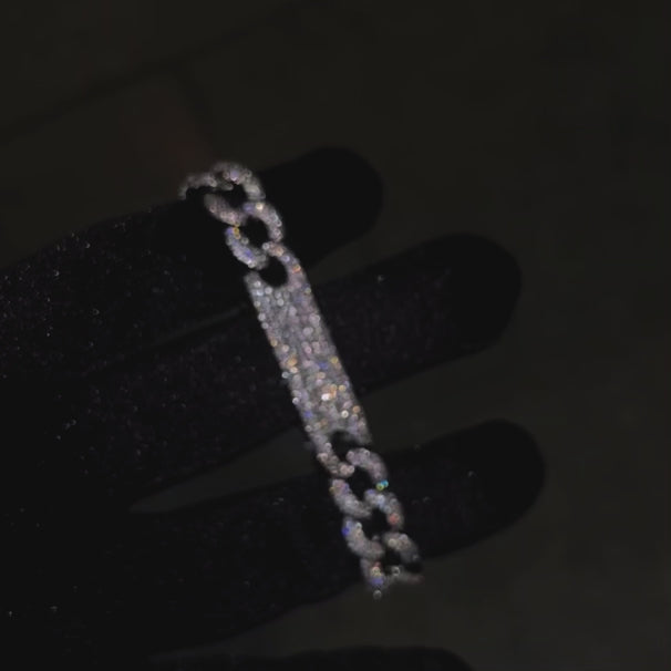 ALYCONE - Gourmette Cubaine - Or blanc