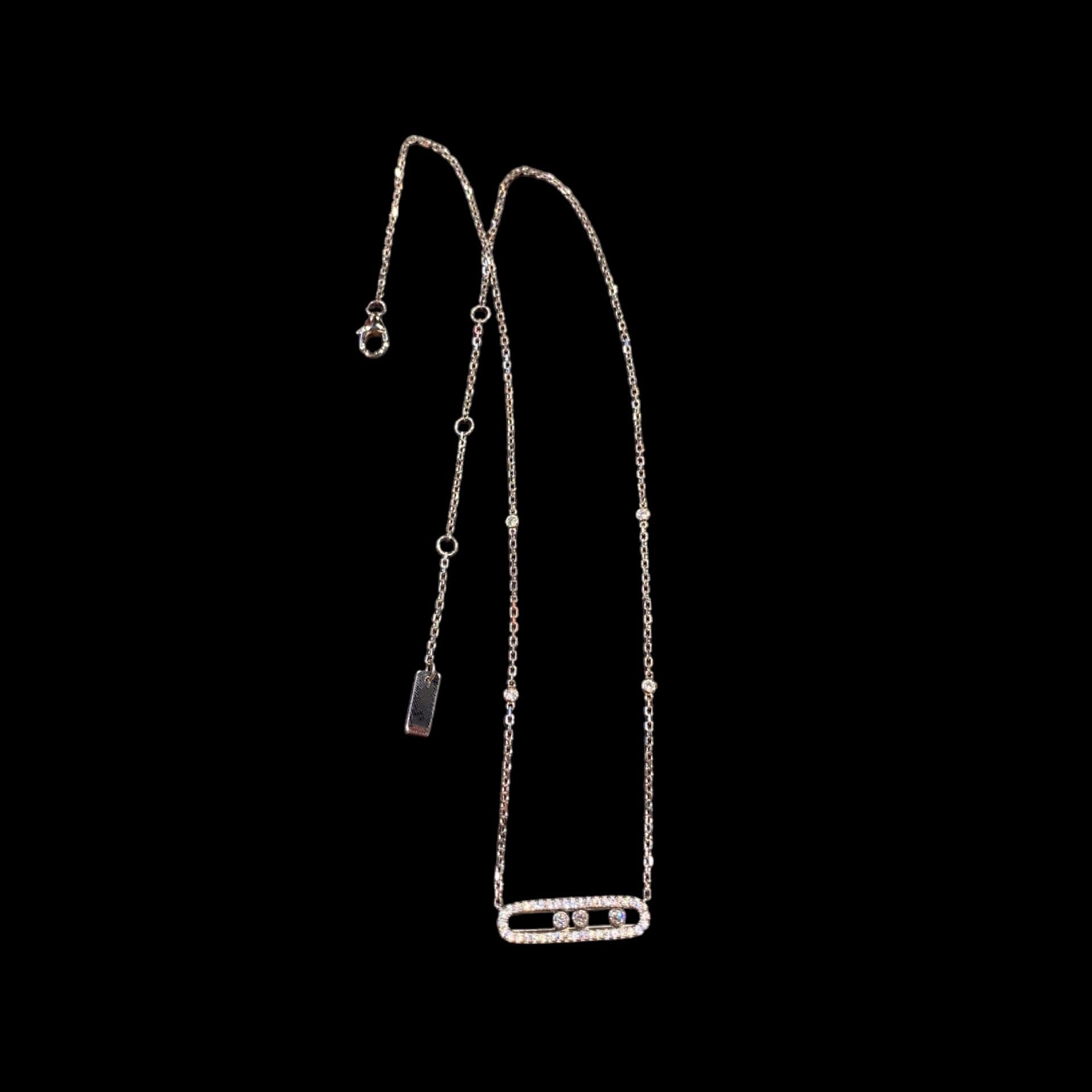 SORAS - Collier Triple Pierre - Argent 925 - Maison Brillance