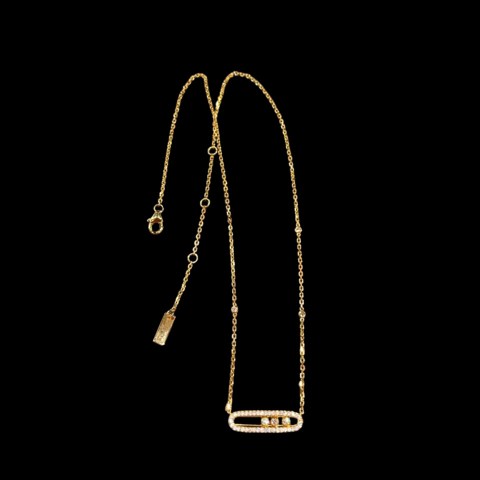 SORAS - Collier Triple Pierre - Argent 925 - Maison Brillance