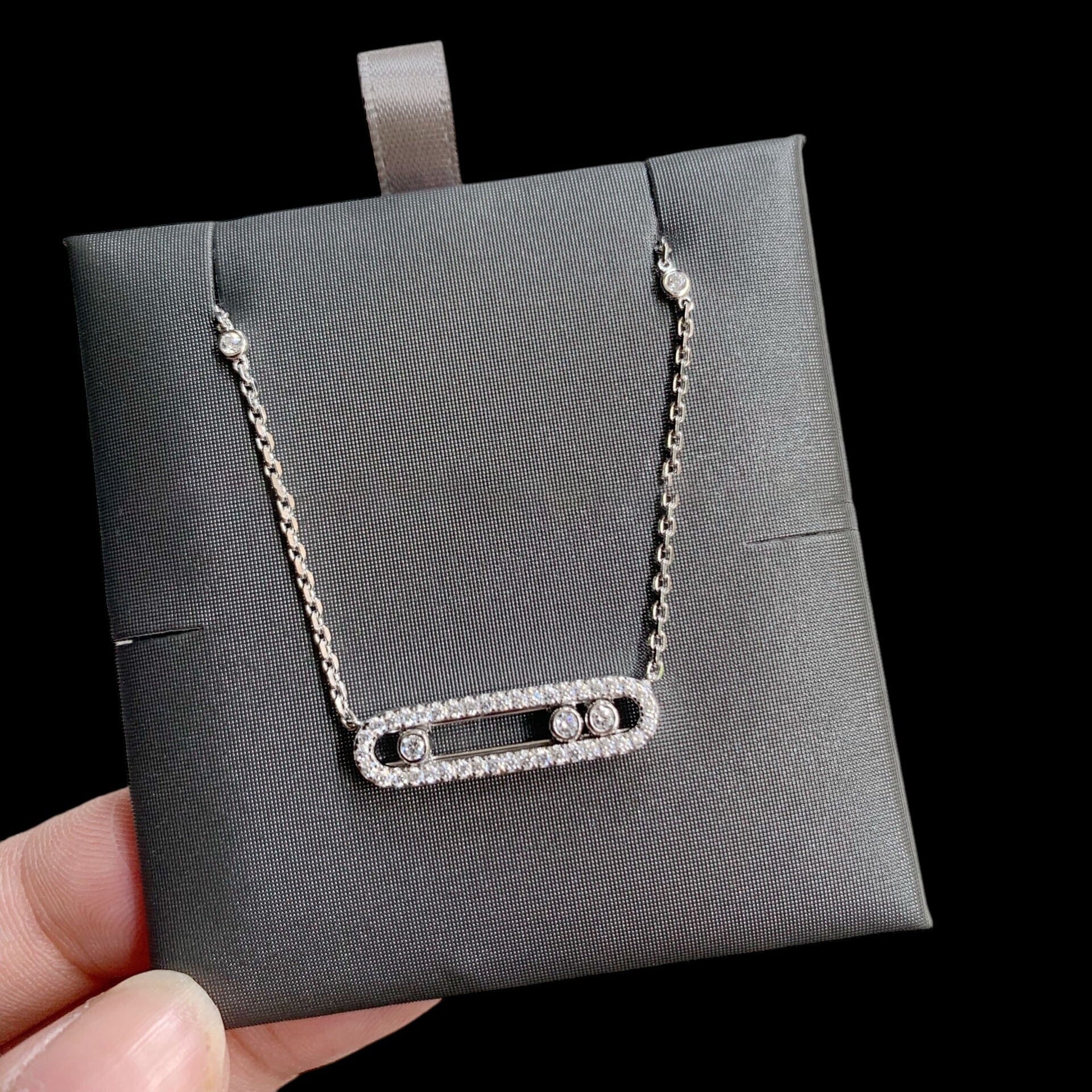 SORAS - Collier Triple Pierre - Argent 925 - Maison Brillance