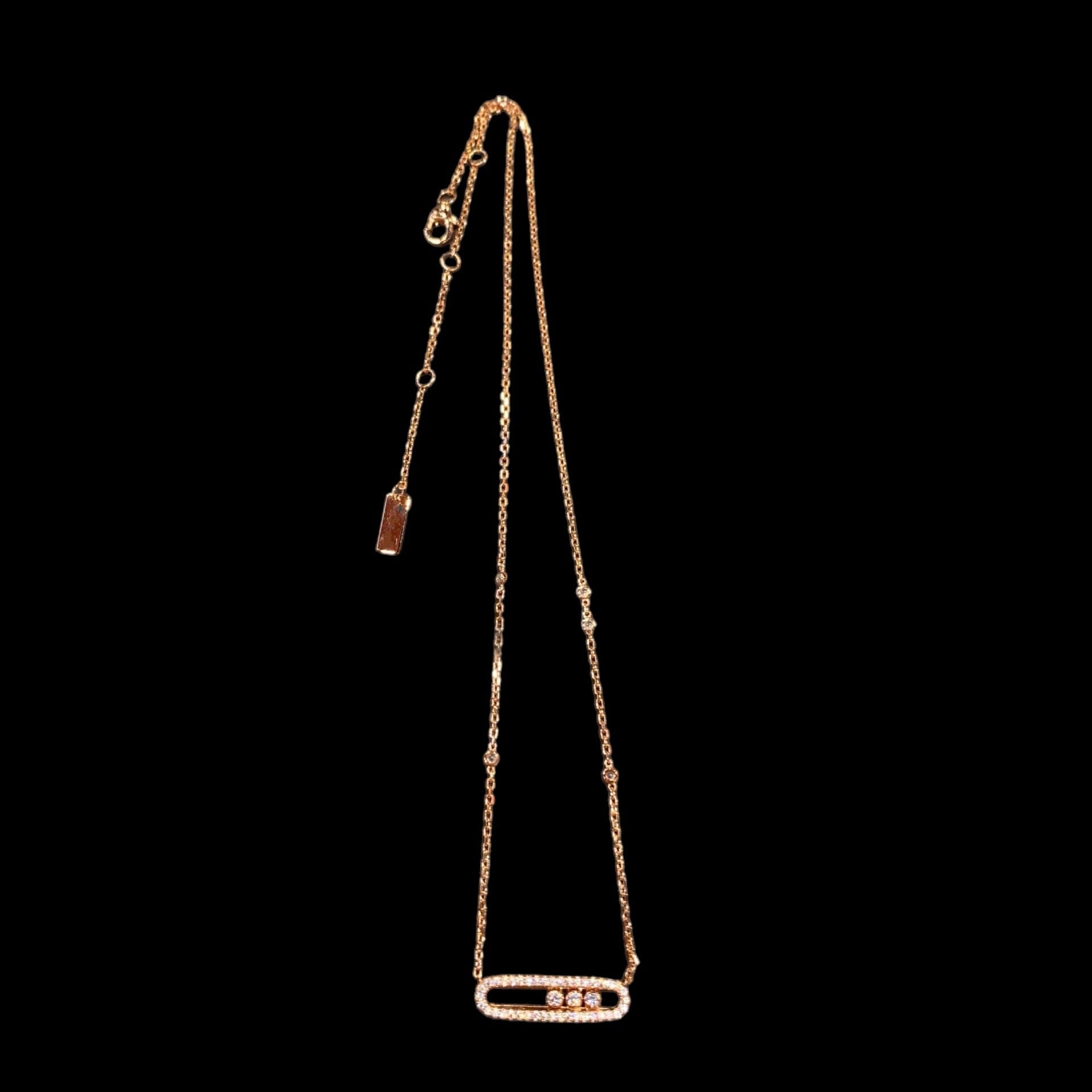 SORAS - Collier Triple Pierre - Argent 925 - Maison Brillance