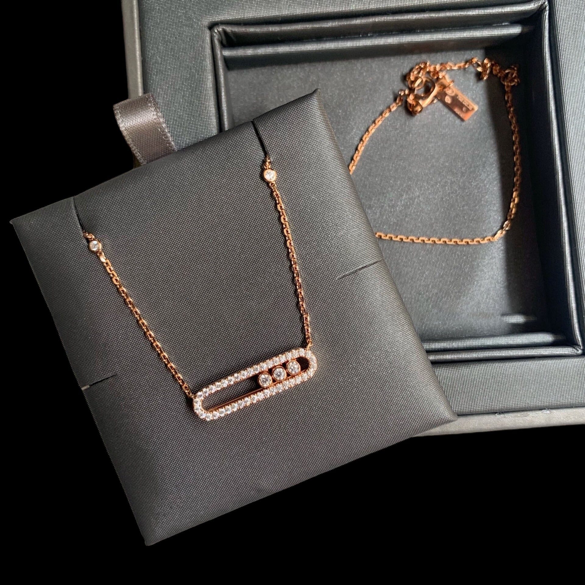 SORAS - Collier Triple Pierre - Argent 925 - Maison Brillance