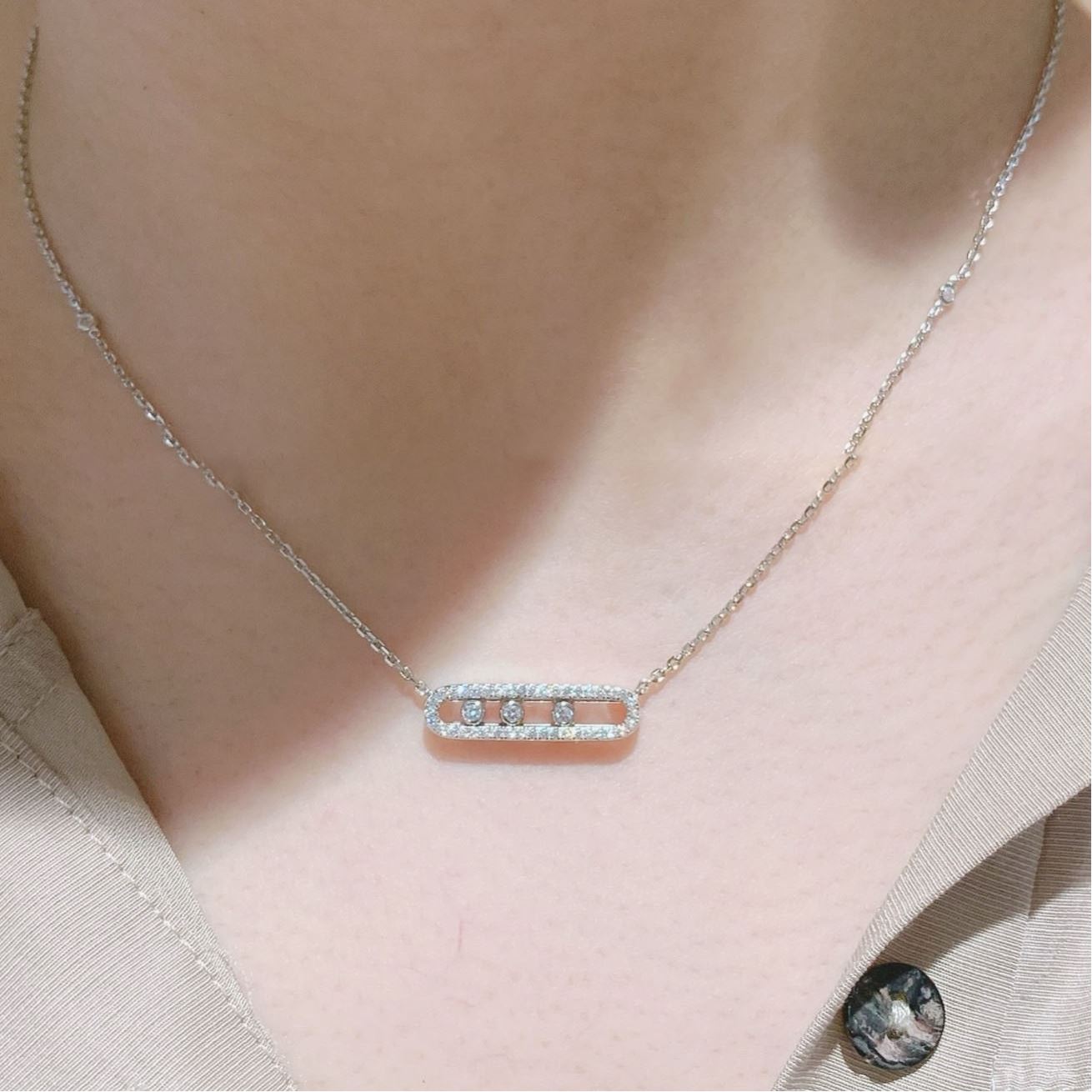 SORAS - Collier Triple Pierre - Argent 925 - Maison Brillance