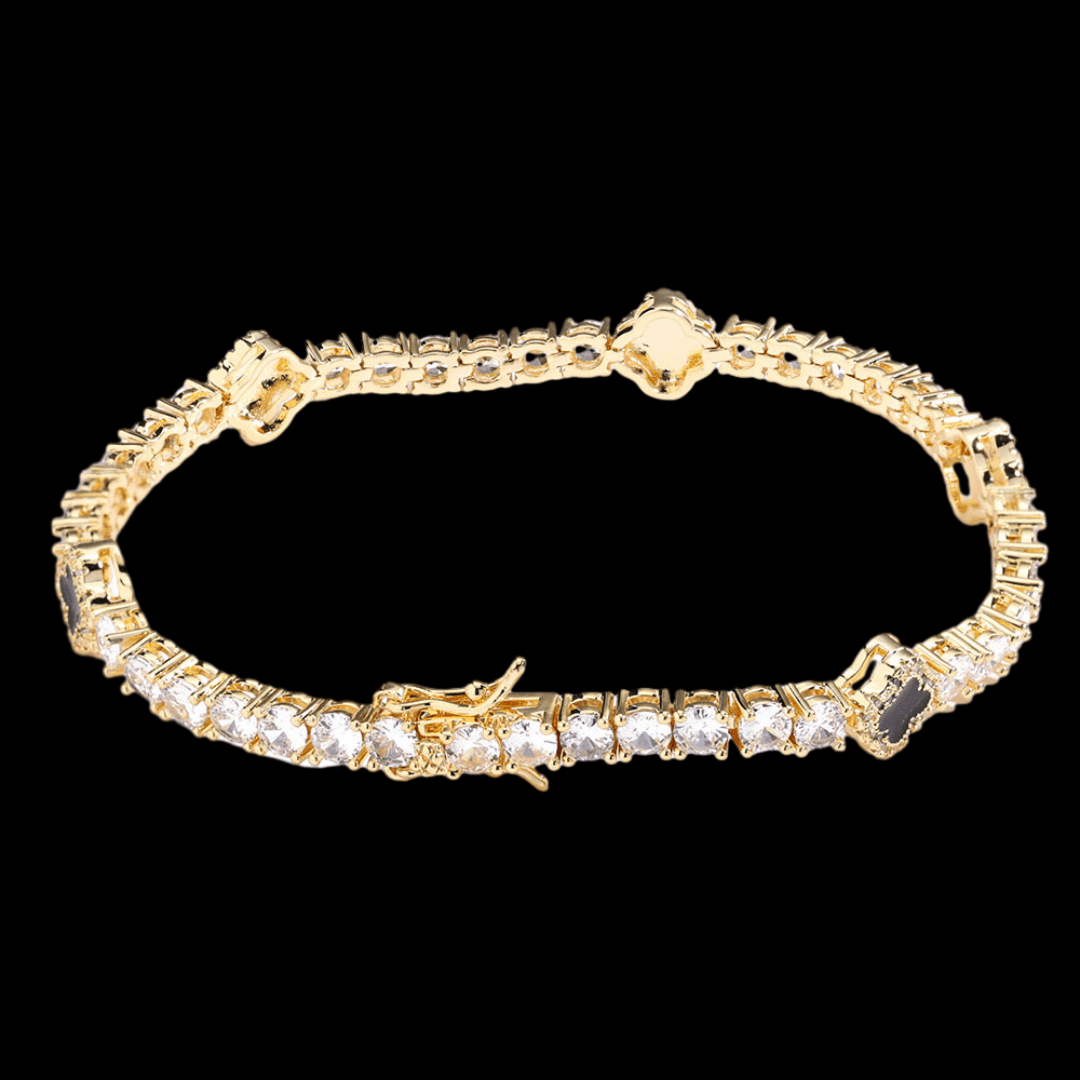 STARY - Bracelet de Tennis Étoile 4mm - Or - Maison Brillance