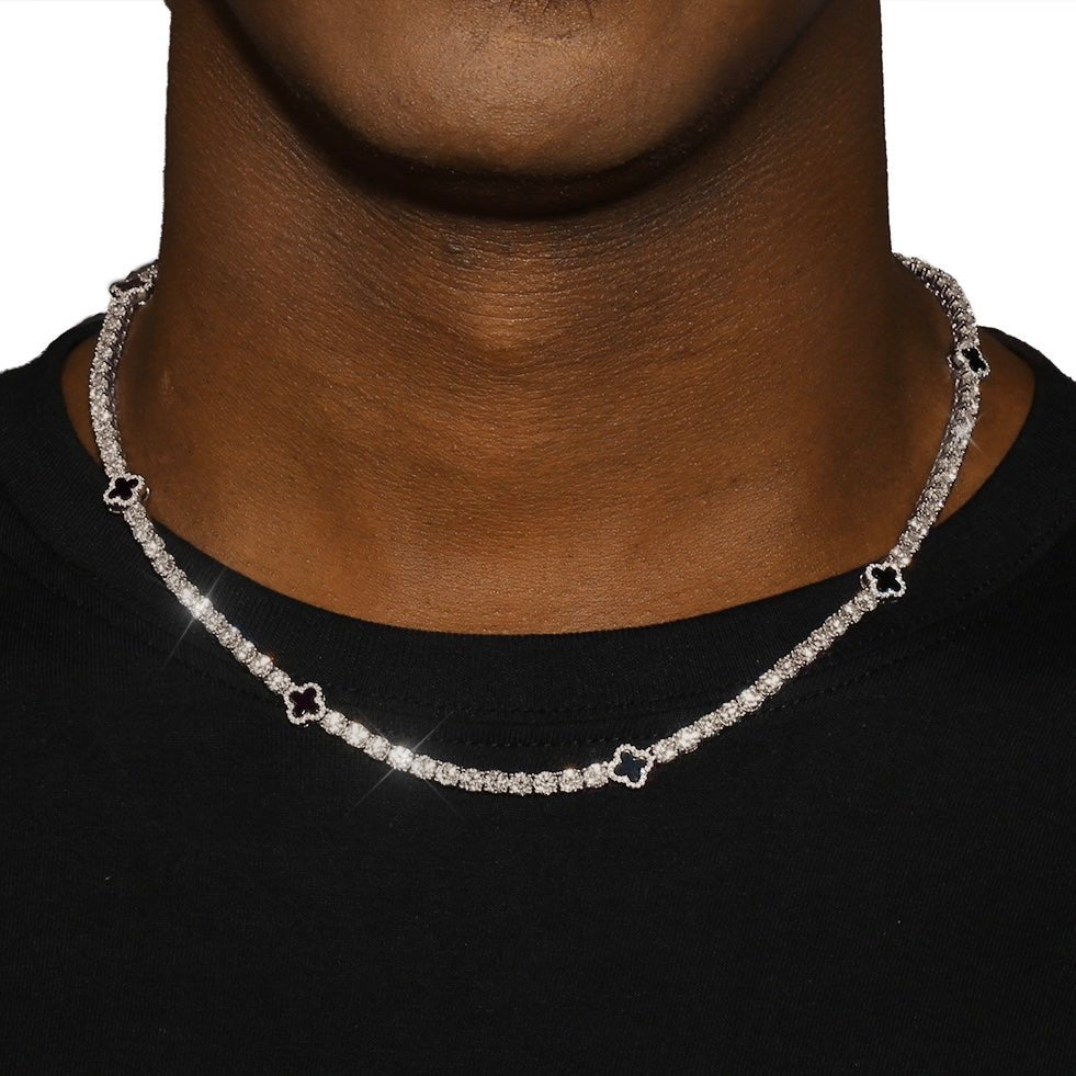 STARY - Chaîne de Tennis Étoile 4mm - Or - Maison Brillance