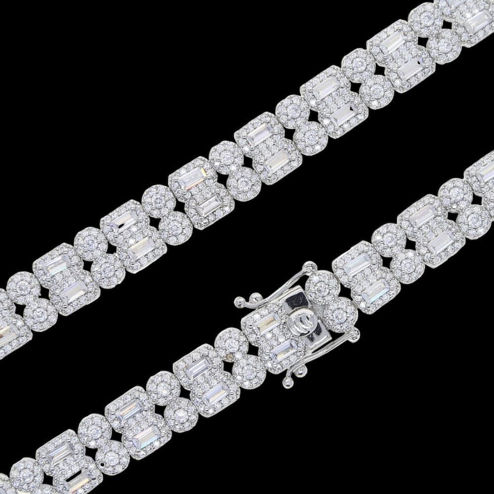 TOPYS - Bracelet de Tennis double 6mm - Or blanc - Maison Brillance