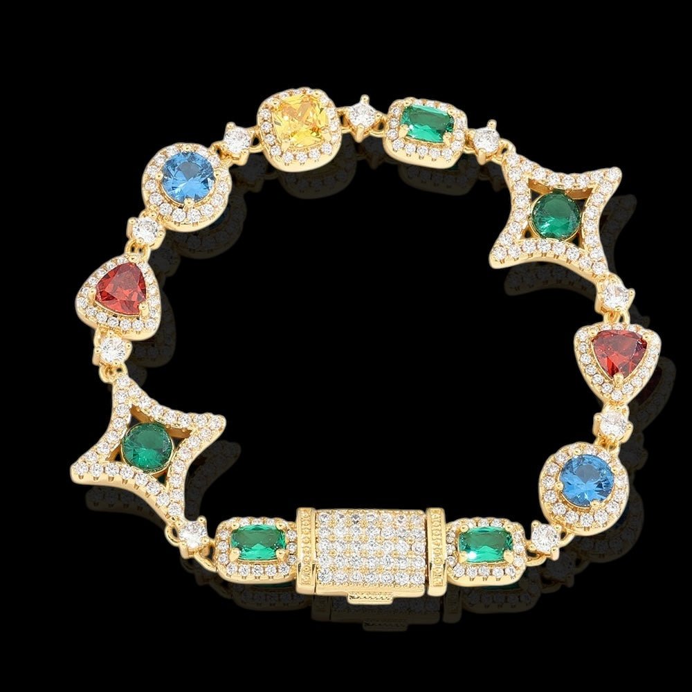 TRAWO - Bracelet étoile 10 mm - Or - Maison Brillance