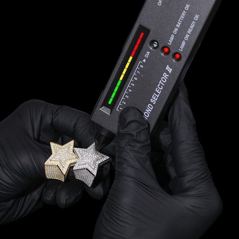 YROSA - Bague Étoile - Moissanite VVS1 Argent 925 - Maison Brillance