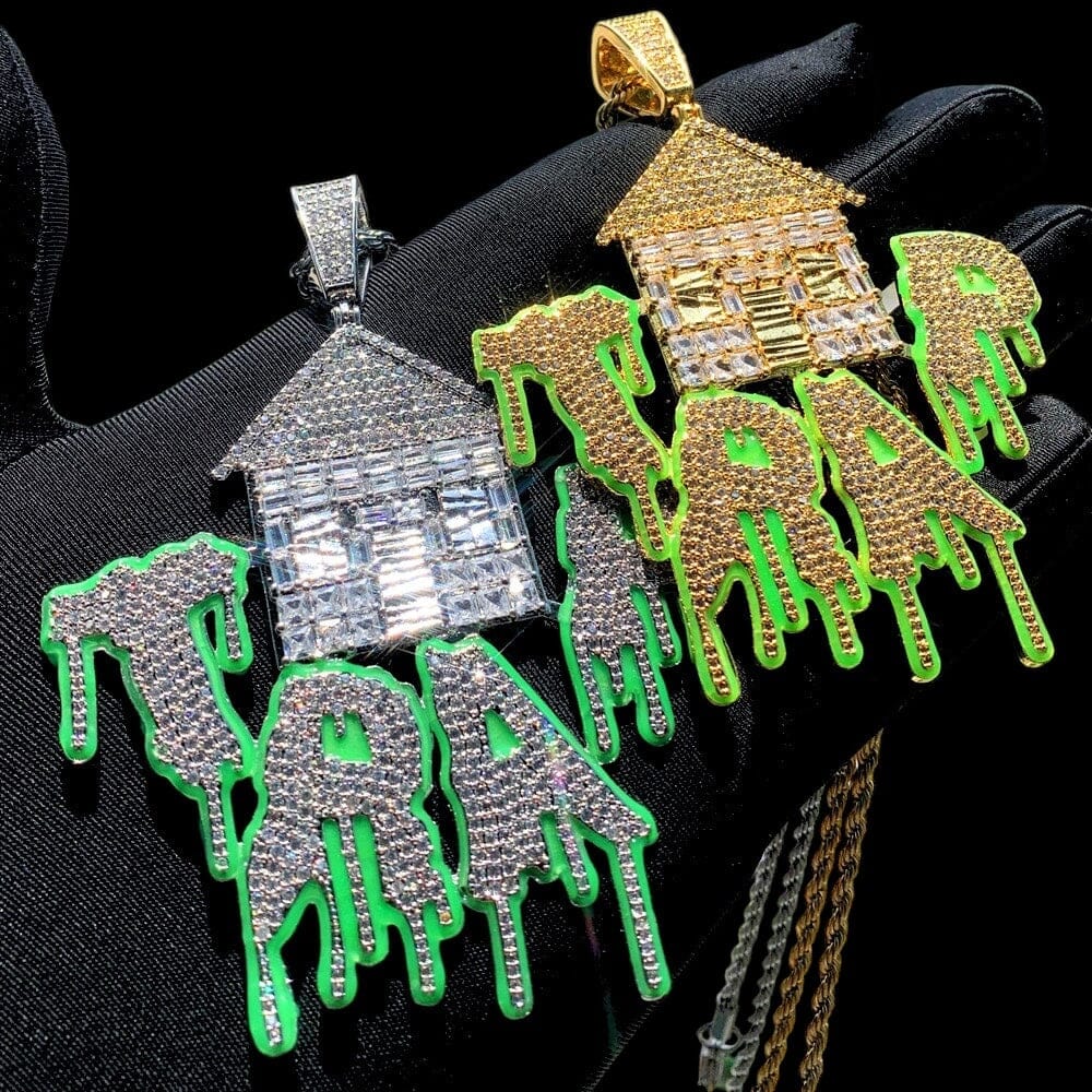 ZORLY - Chaîne torsadée avec pendentif "TRAP" - Or - Maison Brillance