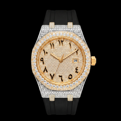 CRISTAL ARABICA - Montre Automatique Moissanite VVS1
