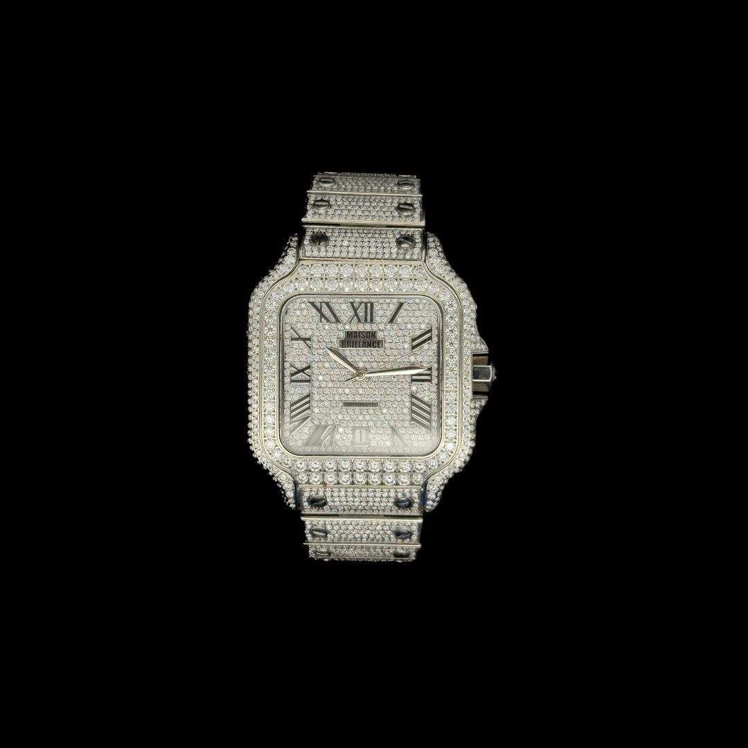 NOCTIS - Montre Automatique FULL Moissanite VVS1