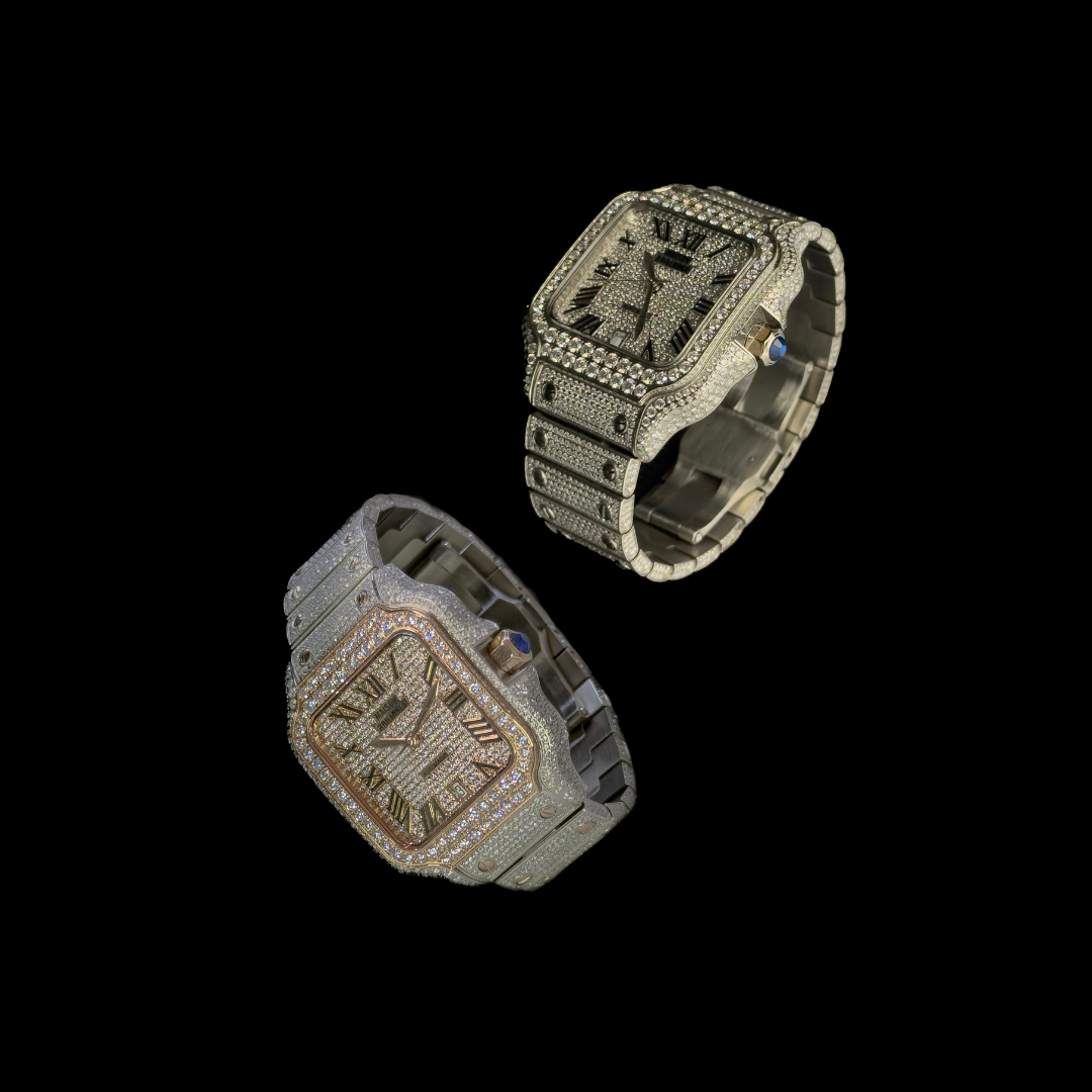 NOCTIS - Montre Automatique FULL Moissanite VVS1