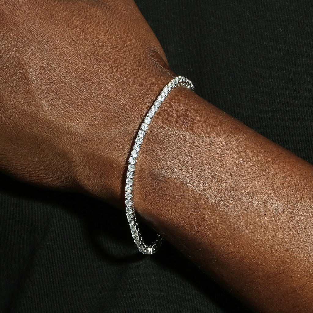 CELESTIA - Bracelet de Tennis 2 à 6,5 mm - Moissanite VVS1 Argent 925