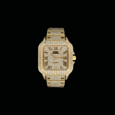 NOCTIS - Montre Automatique FULL Moissanite VVS1