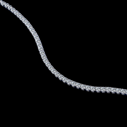 PROCYON - Collier Tennis en Moissanite VVS1 - Argent 925