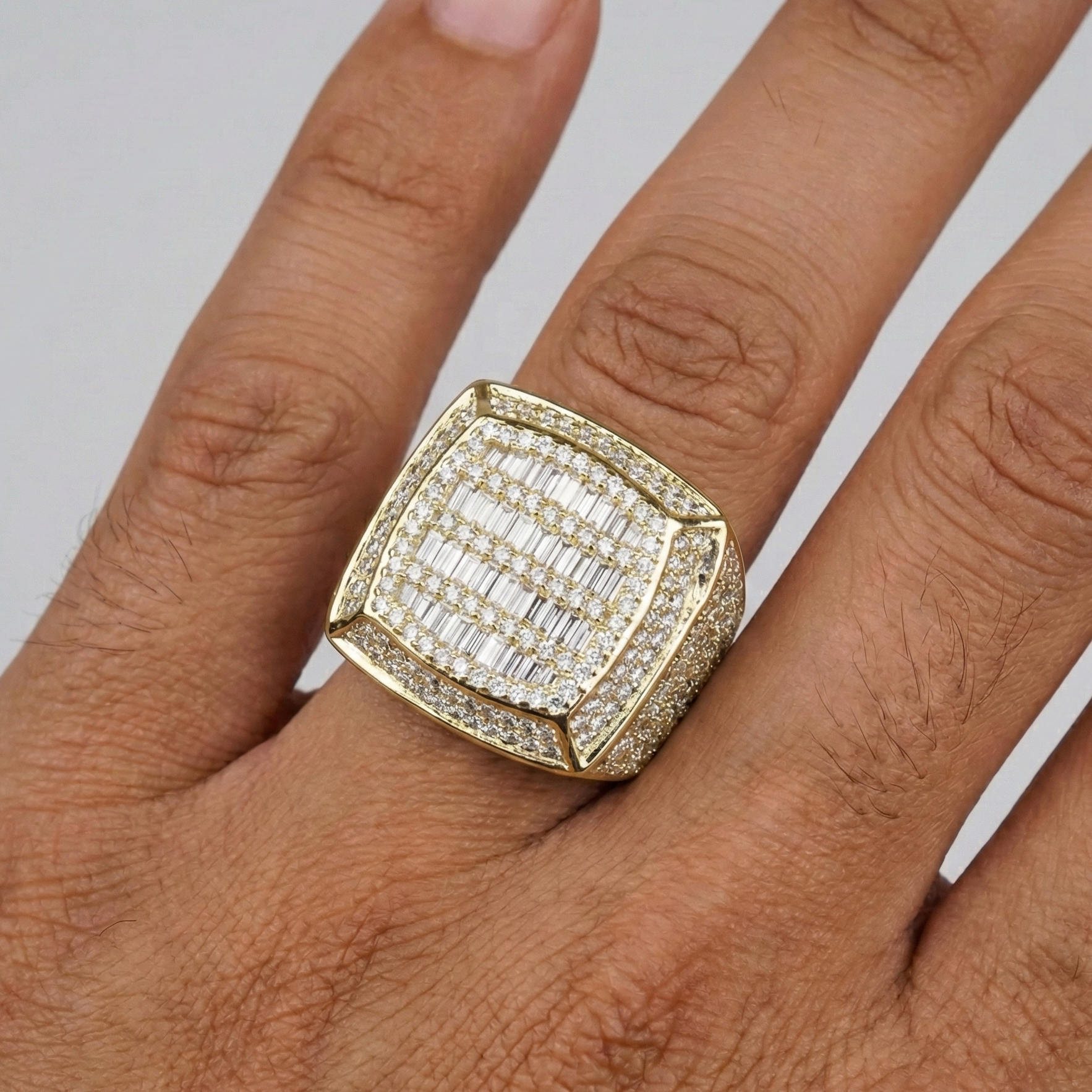 TREMOR - Bague Carrée - Or