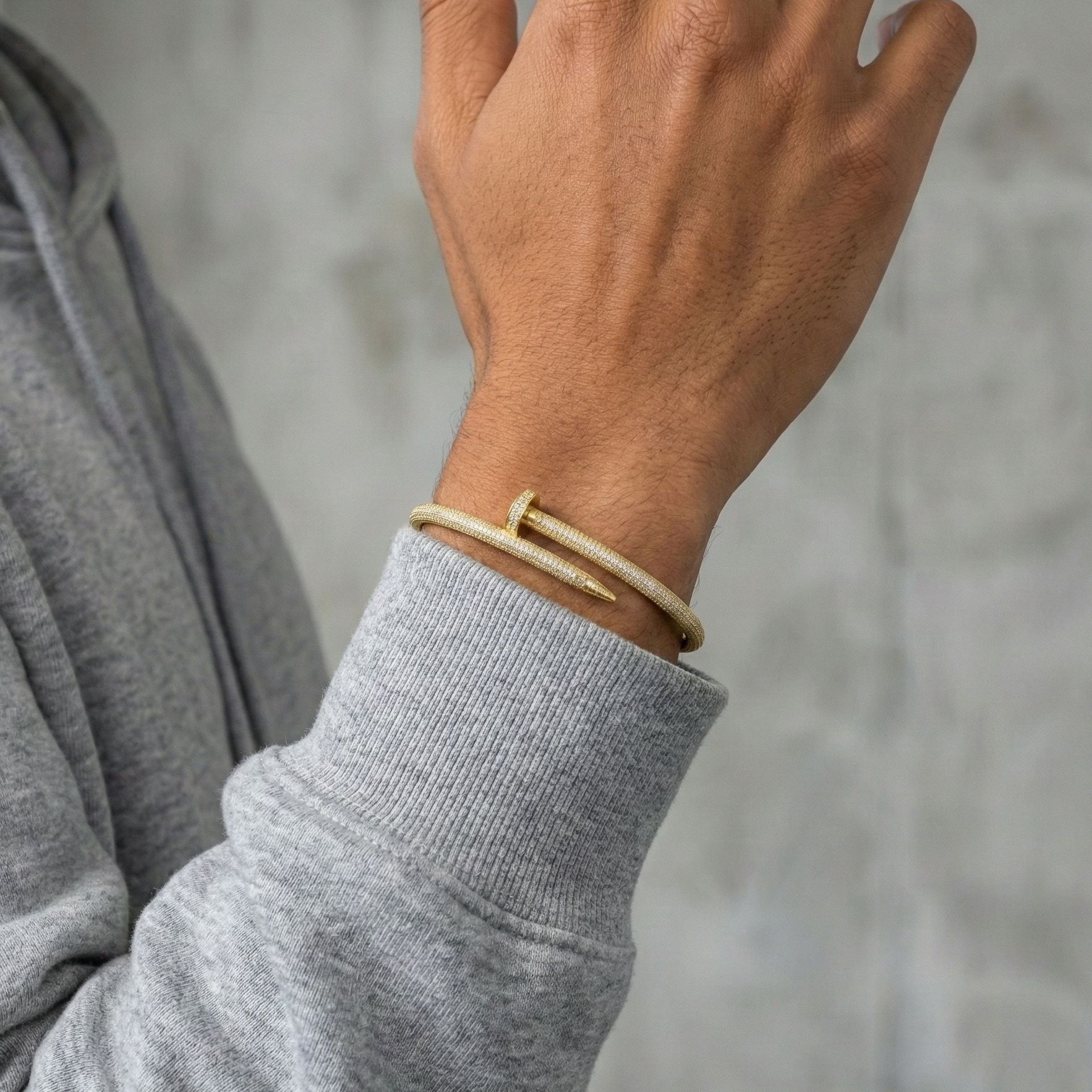 CLOUCHXY -  Bracelet Clou - Or