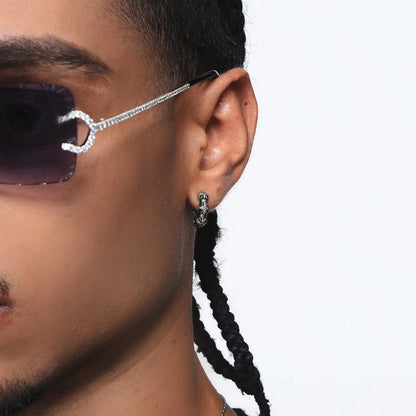 LYS ETERNAL – Boucles d’oreilles Anneaux 12 mm en Argent 925 Vieilli