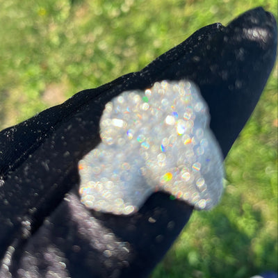 DIVINA - Bague Croix Pavée Coupe Baguette - Or