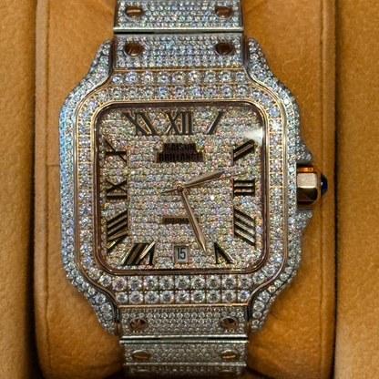 NOCTIS - Montre Automatique FULL Moissanite VVS1