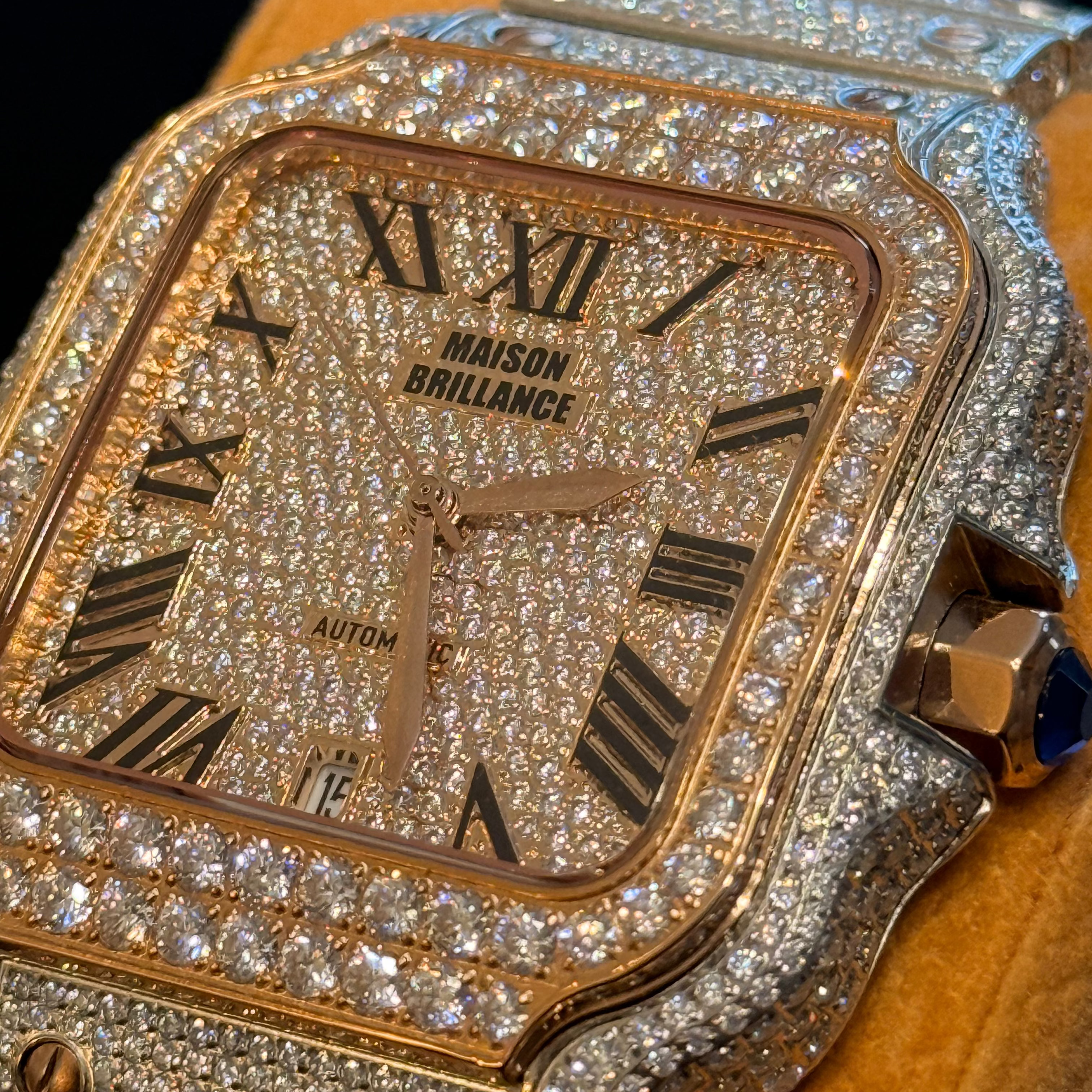 NOCTIS - Montre Automatique FULL Moissanite VVS1