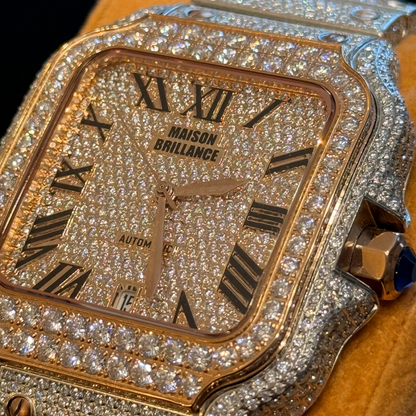 NOCTIS - Montre Automatique FULL Moissanite VVS1