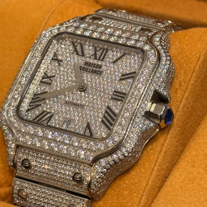 NOCTIS - Montre Automatique FULL Moissanite VVS1